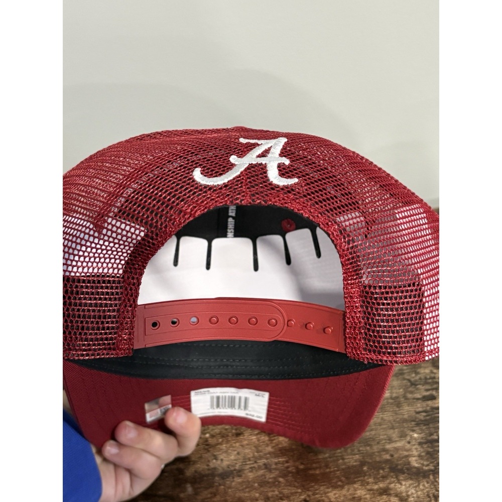 NCAA Alabama Crimson Tide Athletics Nike Rise Structured Trucker Cap Hat M/L NWT - Picture 5 of 8